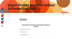 Desktop Screenshot of fitness-tipstoday.com